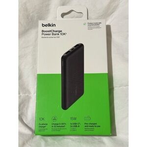 BRAND NEW Belkin BoostCharge Power Bank 10K+ (15W) – USB-C & USB-A